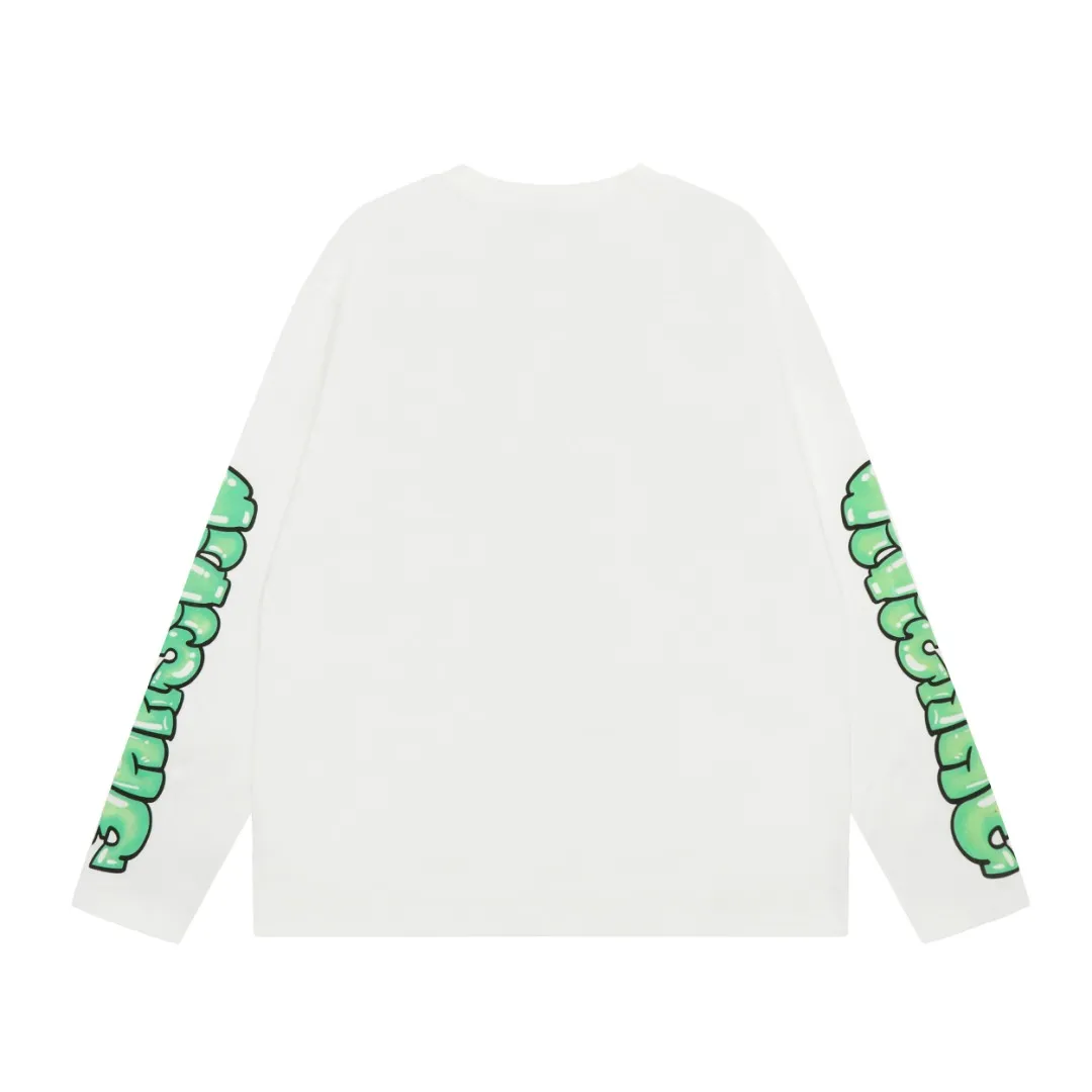 vivienne west wood Vivienne Powerpuff Girls ID Unicorn Arm Cartoon Long Sleeves Super age-reducing Cartoon Unicorn Arm Prints on both sides of the sleeves Photos beyond the photo High practicality for inner wear and outer wear Full series of correct accessories Every detail is completely restored Straight to the full size Size: S M L Pink Green Blue